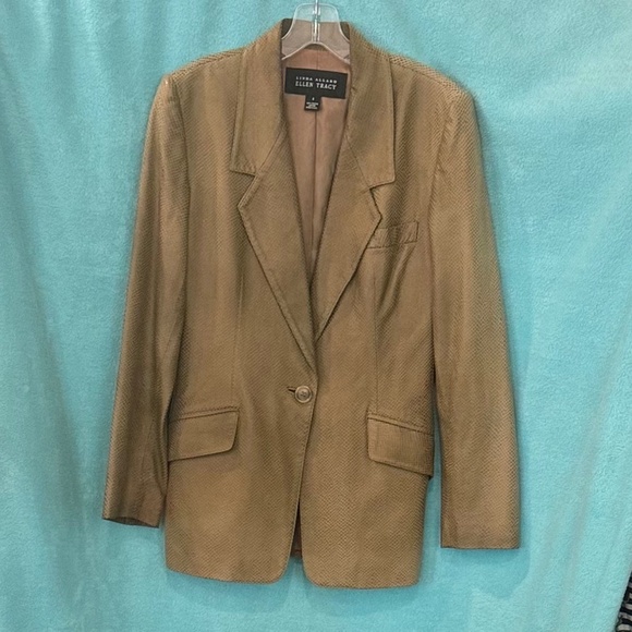 Ellen Tracy Genuine Leather Jacket - Picture 1 of 5